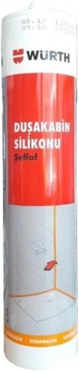 Würth Shower Cabin Silicone Transparent 310 Mmll