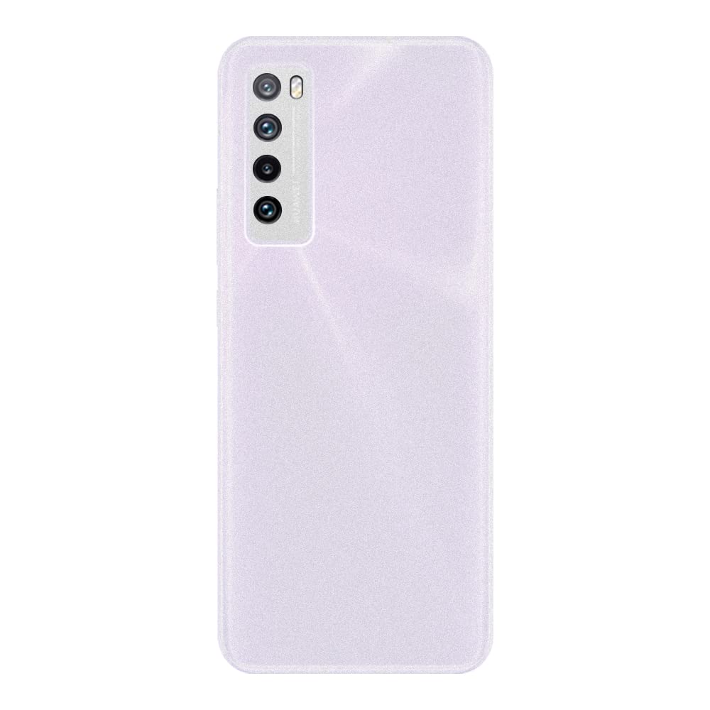Soft Case Compatible with Huawei Nova 7 5G, Slim Shockproof Bumper Protective Back Cover, Anti-Scratch Flexible Shell, Grip-Friendly(White)