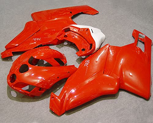Per Ducati 999/749 2005-2006 Carenatura In Plastica ABS Per Ducati 749 999 05 06 749/999 2005 2006 Rosso Bianco Carene Moto set (Stampaggio ad Iniezione)