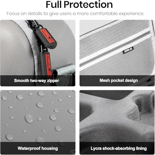 Image of LEQTRONIQ Carrying Case for DJI Neo 2 Accessories, Portable PU Protective Shoulder Bag for DJI Neo 2 Fly More Combo, Compatible with RC-N3 /RC-N Remote Controller