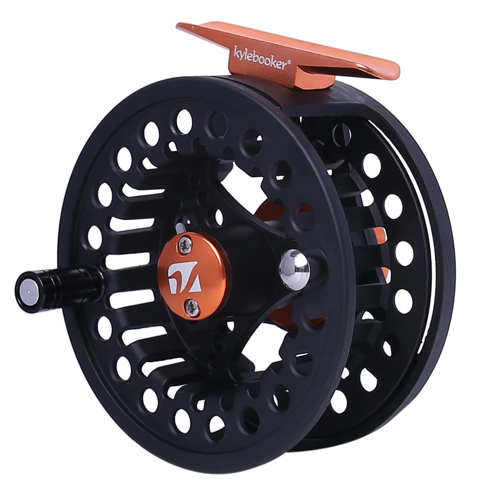 Kylebooker Mulinello da pesca a mosca grande pergolato con corpo in alluminio mulinello a mosca 3/4wt 5/6wt 7/8wt