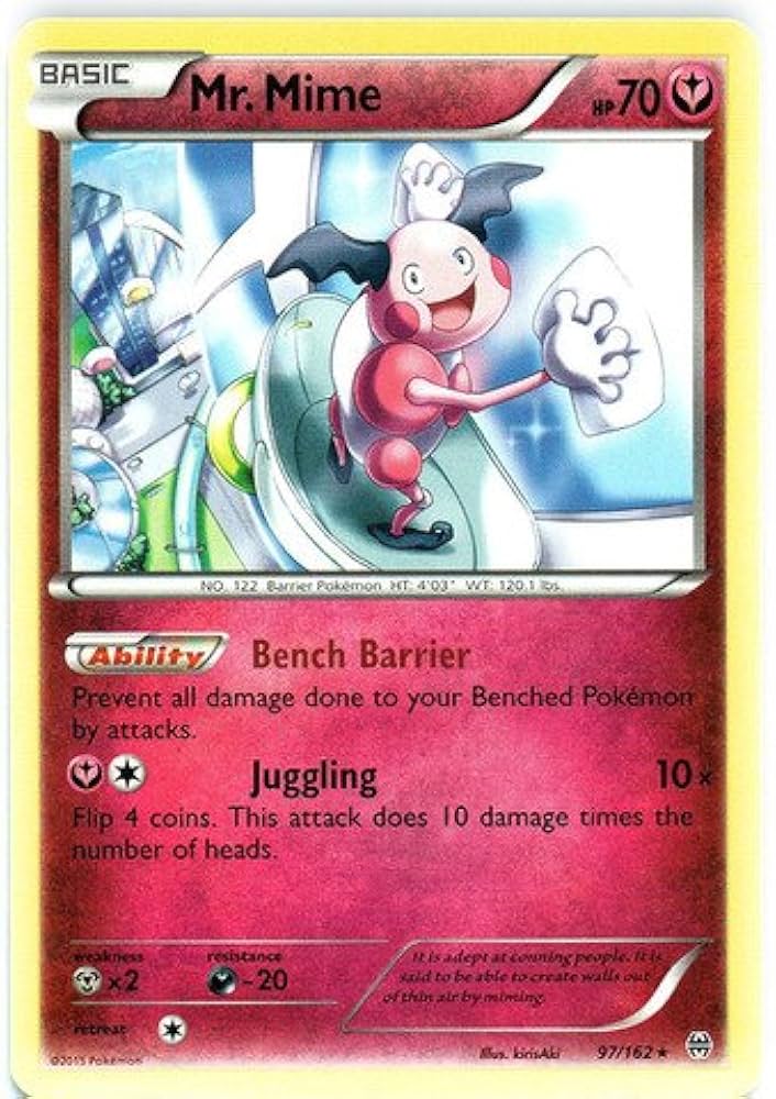 Amazon.co.jp: Pokemon - Mr. Mime (97/162) - XY BREAKthrough