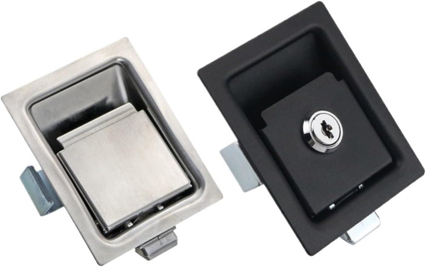 Industrial Equipment Stainless Steel Or Iron Door Lock Switch Cabinet Distribution Box Flat 1Pcs(Iron-with Lock)