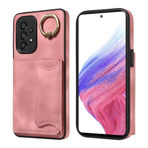 Étui portefeuille Samsung A54 cuir rose et housse protection pour Galaxy S22 Plus A14