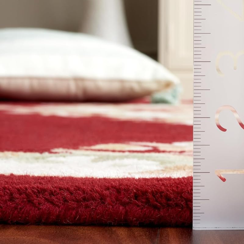 Image of OLEFIN Handmade Thick Woolen Anti Slip Carpet and Rugs for Living Room Bedroom Hall Dinning Room Kids Room
