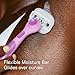 Flamingo Moisture Plus Razor Blades for Women - No Shave Gel Needed - 6 Count - Moisture Plus Razor Blade Refills