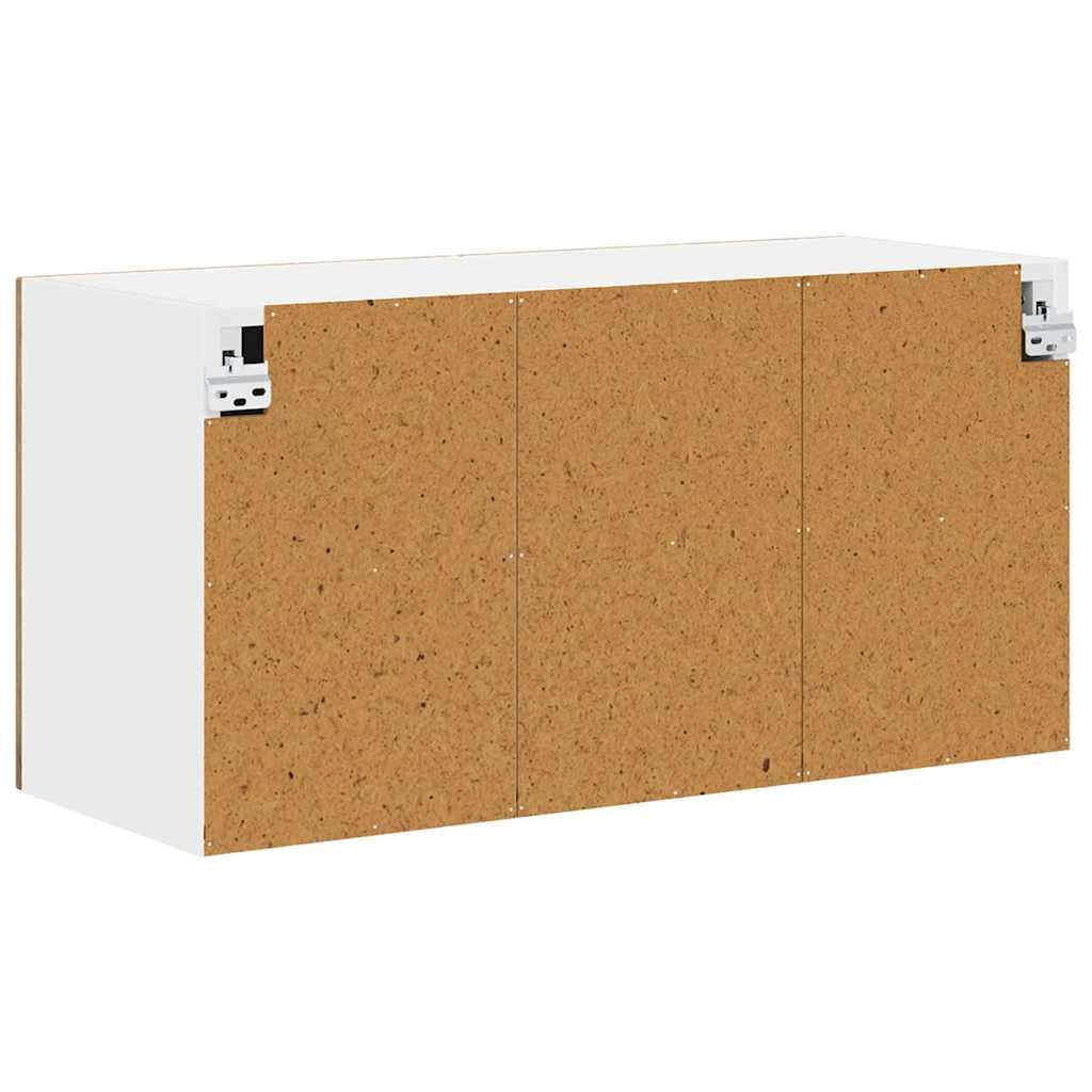 Kalmar Küchenschrank Artisan-Eiche, 80x31x40 cm, Holzwerkstoff, Hängeschrank mit reichlich Stauraum für Kochutensilien