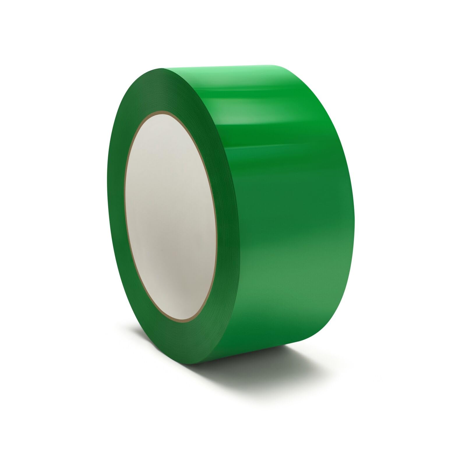 Imballaggi Point - Nastro in PPL colorato con Colla Acrilica 50 mm x 66 m Verde. Rotoli da Imballaggio Silenziosi - Ideali per Segnalazione Collo, Chiusura Cartoni e Codifica Magazzino - Set da 36