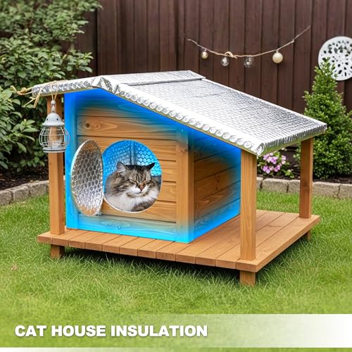 Image of Bubble Reflective Insulation Roll to Window Insulation for Winter, Double Side Aluminum Bubble Foil Insulation Roll for Keep Heat,59 inchx 99 inch Thermal Insulation Shield,RV Window Insulation.