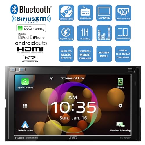 Radio Multimedia Auto JVC con Pantalla Táctil 6.8" miniatura 4
