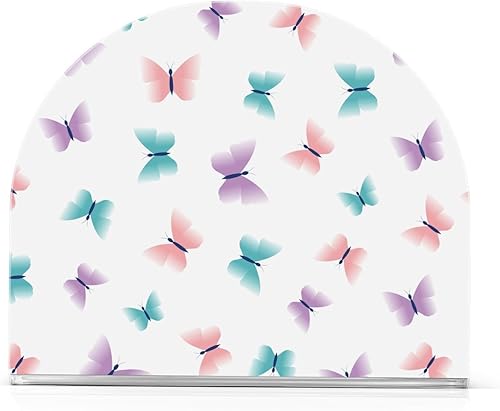 Butterfly Acrylic Napkin Holder Clear Paper Napkin Table Tabletop Tissue Dispenser Kitchen Dining Room Bathroom Party Hotel Decor