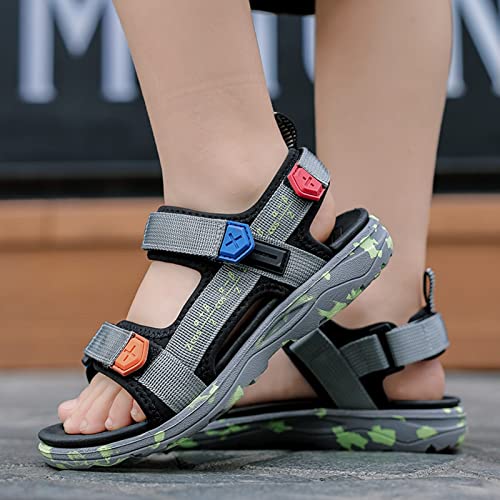 Boys Girls Sandals Open-Toe Summer Outdoor Sport Sandals Toddler Kids Athletic Water Shoes Pool Beach Sandals3