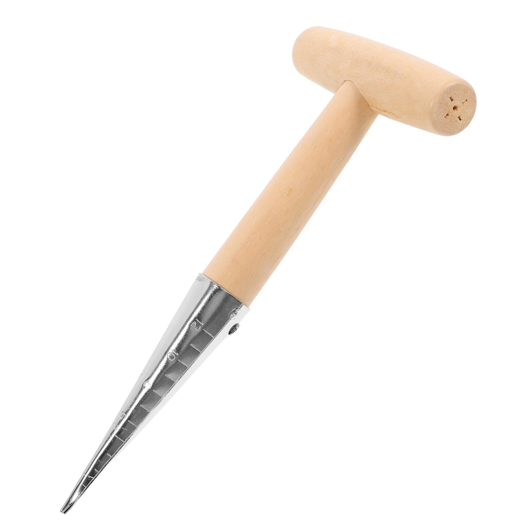 Levemolo Convenient Dibber for Garden Portable Seedling Puncher Hand Held Bulb Planter Loosen Tools Gardening Tool