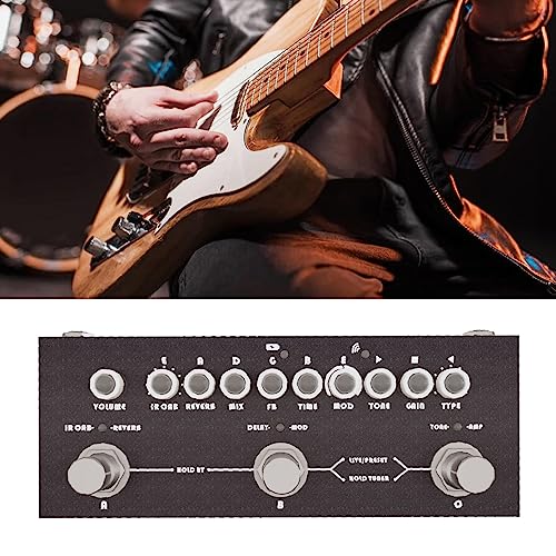 Pédale d’Effets de Guitare, Pédale de Guitare de Retard de Réverbération d’Accordage de Haute Précision en Alliage de Zinc pour Jouer - Les Beatles, Paul McCartney, John Lennon, RIngo Starr, George Harrison Pédale d'Effets de Guitare, Pédale de Guitare de Retard de Réverbération d'Accordage de Haute Précision en Alliage de Zinc pour Jouer – Image 4