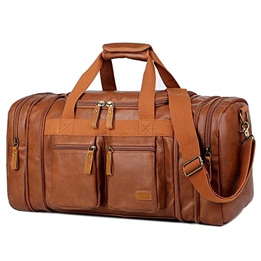 Vegan Leather Travel Duffel Bag for Everyone