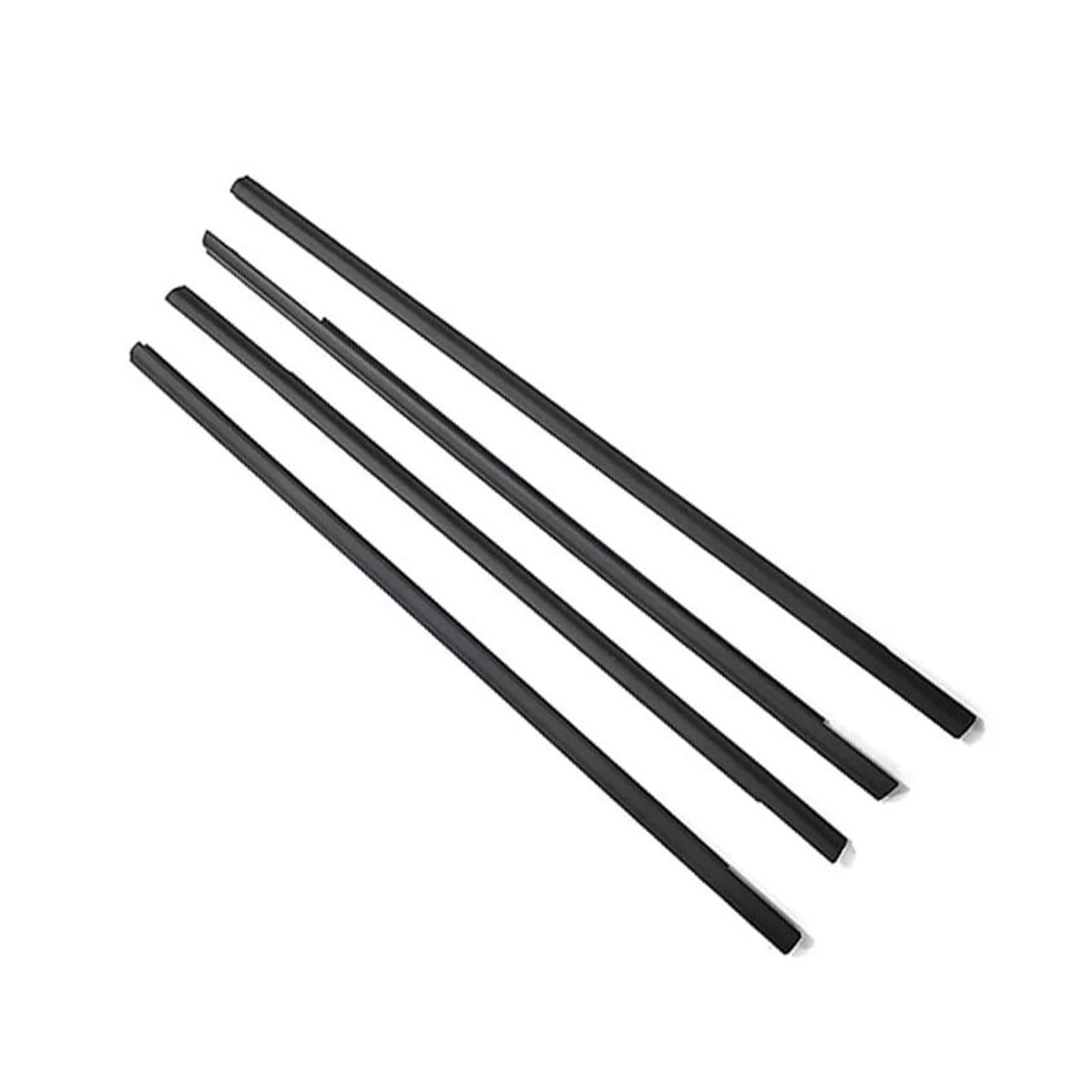 Yuqudgelky One Color 4Pcs Window Rubber Trim Weatherstrip Seal Strips For Nissan For X-Trail T31 2008-2013 80821-1Da0a