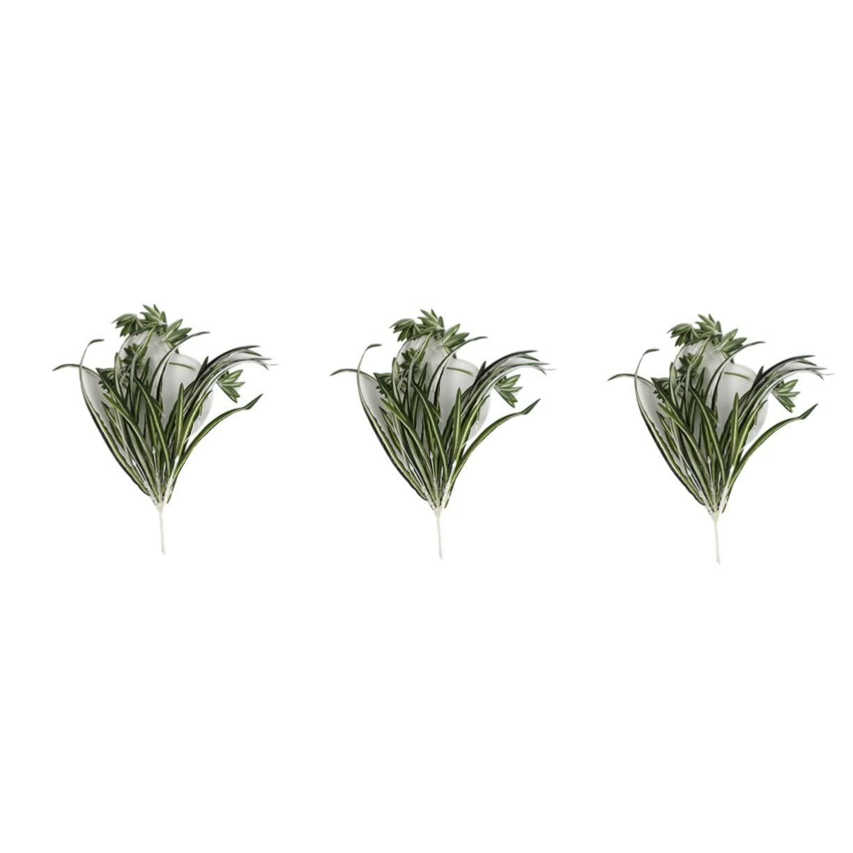 YARNOW 6pezzi Piante Sospese Artificiali Plastica Con Foglie Di Chlorophytum Per Decorazione Casa Ufficio e Feste Di Design Realistico Per Vasi e Ceste Appese