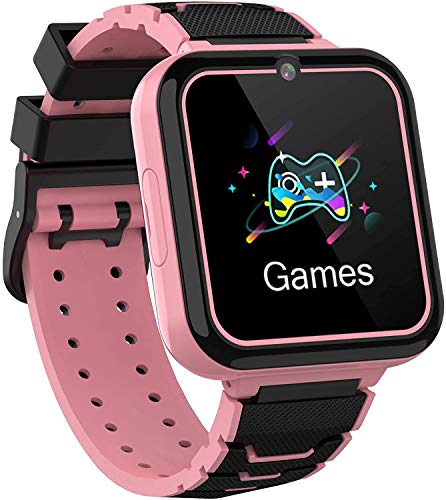 Smartwatch Para Niños Reloj Inteligente para Niños, Zeerkeer Game Watch Juego de Música Smartwatch con Llamada Cámara Música Despertador para...