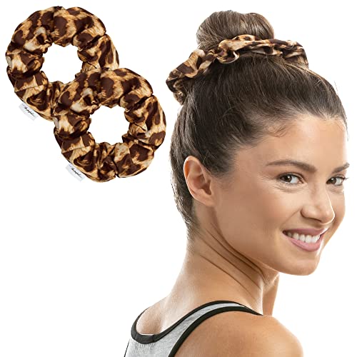 Microfibre Hair Drying Towel Scrunchies by The Perfect Haircare,Anti-Frizz & Silky Smooth,Ponytail,Bun Holder,Quick Drying & Absorbent,for Curly Wavy