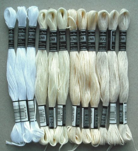 12 X cotone Twist + Stick + filo da ricamo @ +
