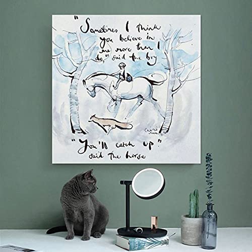 Schilder En Kunstenaar Charlie Mackesy Abstract Schilderij A33 Canvas Poster Muur Art Decor Print Foto Schilderijen voor… - Image 4