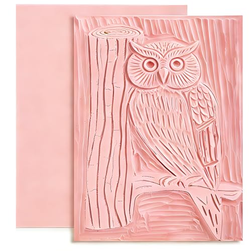 Catálogo para Comprar On-line Materiales de impresión en relieve los 5 mejores. 42 Bloques de linóleo para impresión, bloques de talla de goma rosa, bloques de talla de goma, bloques de corte Linocut para suministros de impresión para fabricantes de sellos...