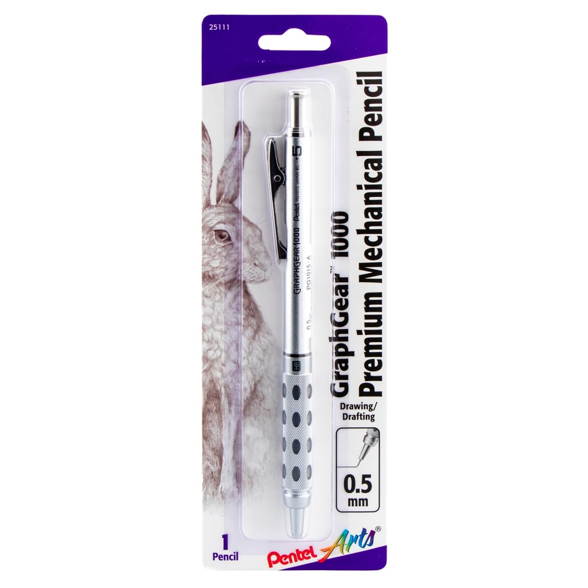 Pentel Grafico ingranaggi 1000 0,5 millimetri matita nera