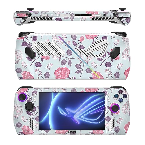 Image of MightySkins Glossy Glitter Skin Compatible with Asus ROG Ally - Vintage Floral | Protective, Durable High-Gloss Glitter Finish | Easy to Apply