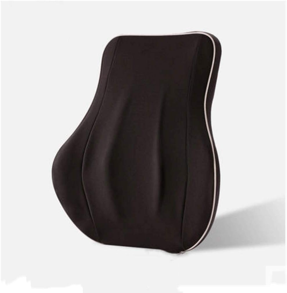 Lumbar Pillow Car Lumbar Support Memory Foam Cushion Lumbar Pad Seat Lumbar Driver Driver Car Car Quarter Back(Black)