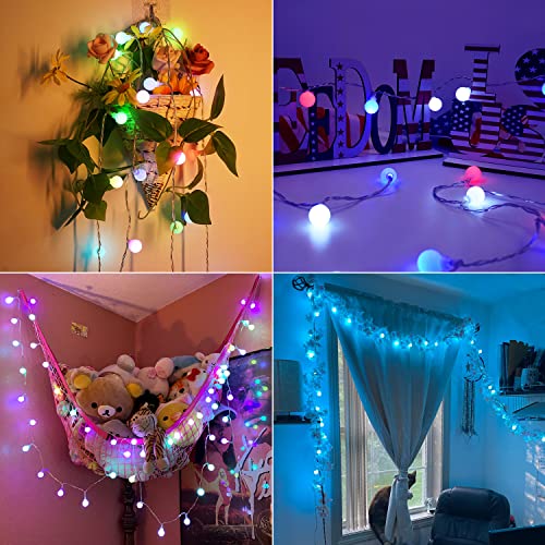 Omika 18 Colors Indoor String Lights With Remote, 16.5Ft 50Led String Lights Bedroom Usb Plug In, Color Changing Christmas Lights Hanging For Dorm Classroom Tapestry Party Garden Patio Wall Xmas Décor thumb #4