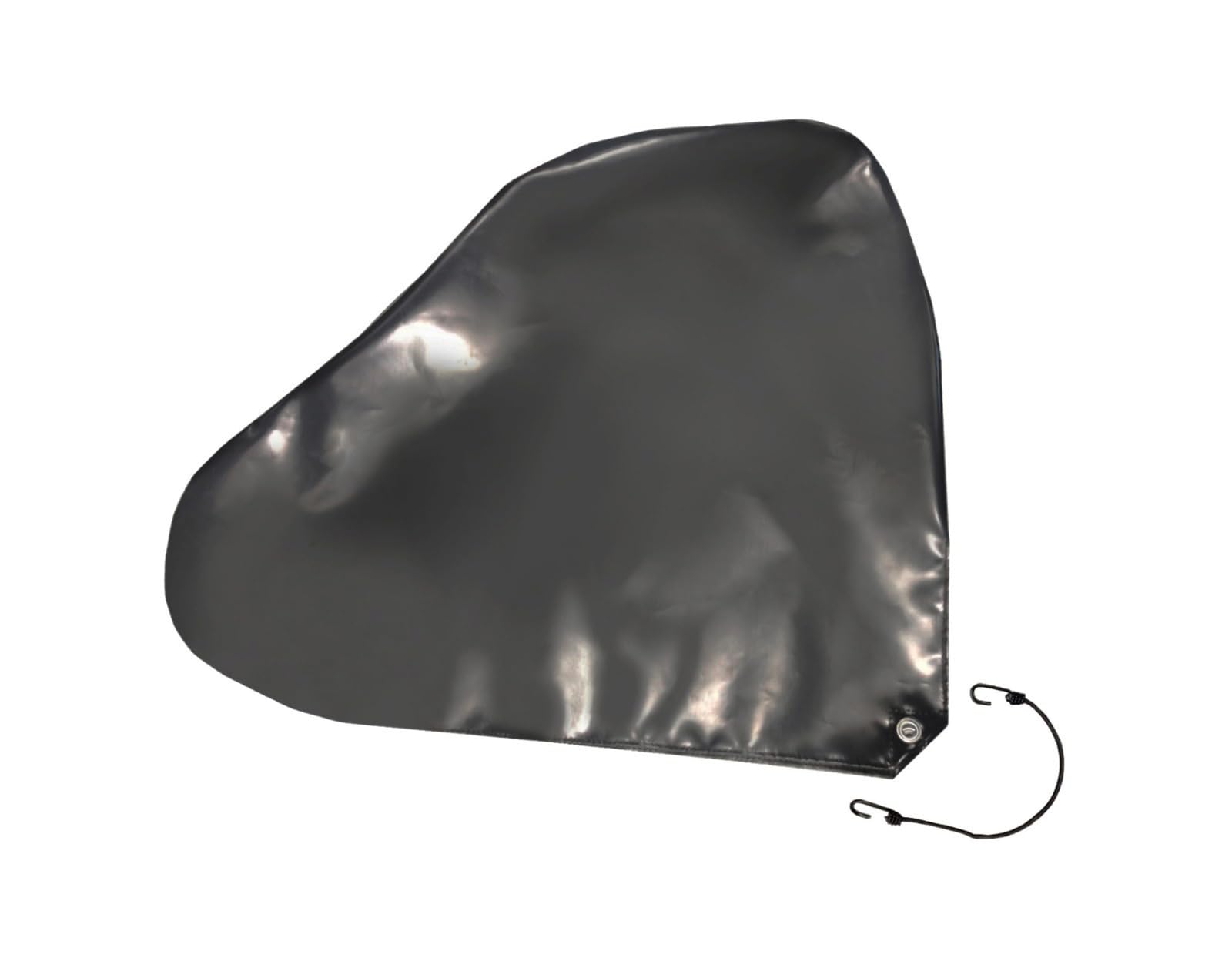 ANKO PLANEN Pokrowiec na dyszel do przyczepy kempingowej i przyczepy – premium osłona dyszla z PVC typu plandeka samochodowa, 680 g/m² (antracyt RAL7016, 88 cm x 70 cm (do dyszli niehamowanych))