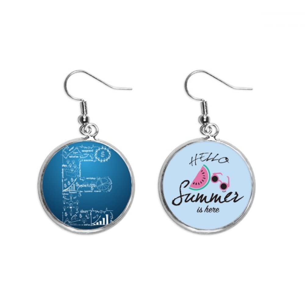 Pendientes de sandía y curva de datos accesorio de verano ligero 5