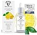 Produktbild ROXUNITED Cosmetics Vitamin C Serum "Vergleichssieger" Bio, Vegan, hochdosiert mit Hyaluronsäure Anti-Aging, Aloe Vera, Vitamin E, Retinol, Anti Falten Feuchtigkeitspflege Gesicht & Haut