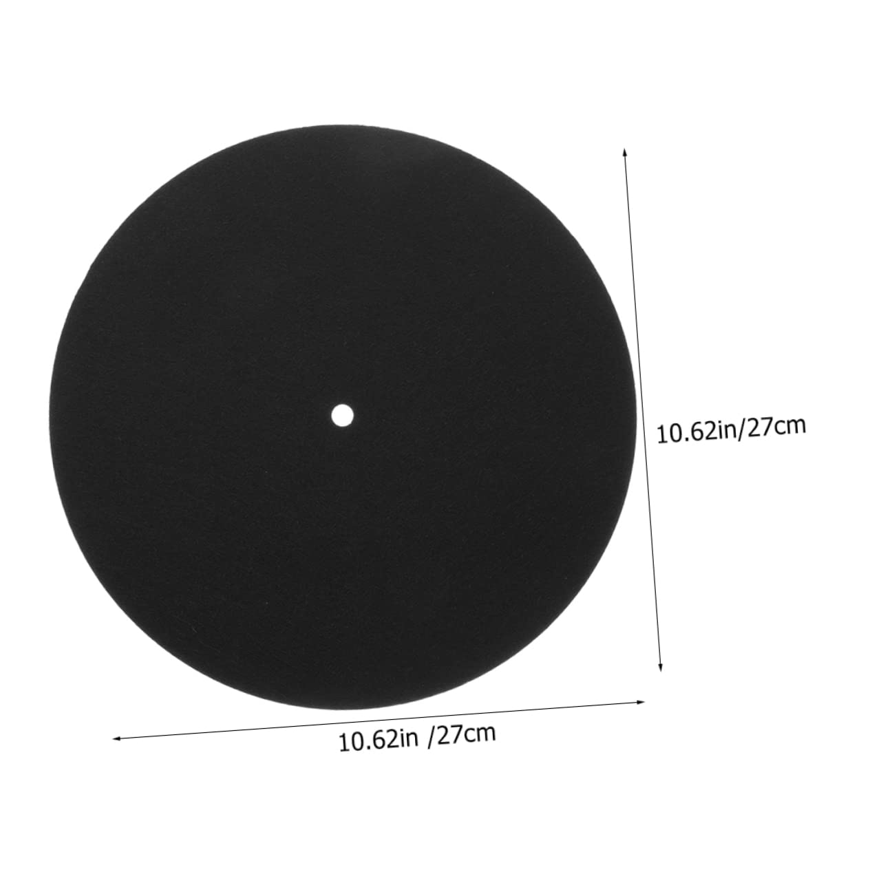 Yardwe 2Pcs Vinyl Record Player Cushions Durable Shock Absorption Mats for Phonograph Records Thickness Practical Turntable Accessories for Vinyl Protection