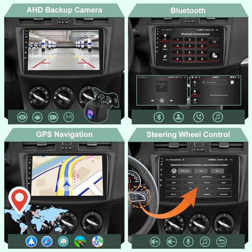 Radio para auto EKAT para Mazda 3 2009-2013 pantalla táctil 9'' miniatura 5