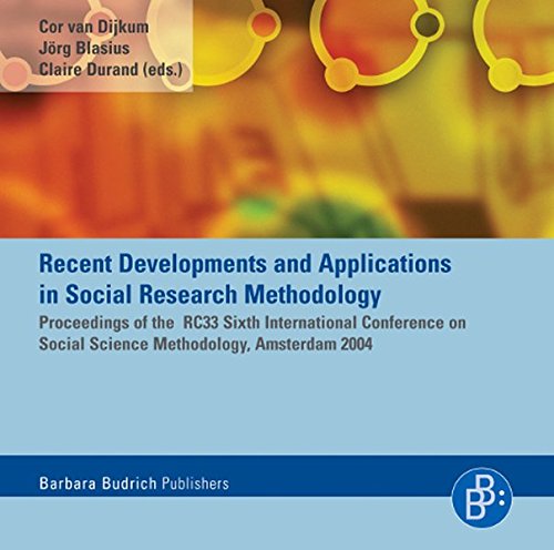 Preisvergleich Produktbild Recent Developments and Applications in Social Research Methodology, CD-ROMProceedings of the RC33 Sixth International Conference on Social Science Methodology, Amsterdam 2004