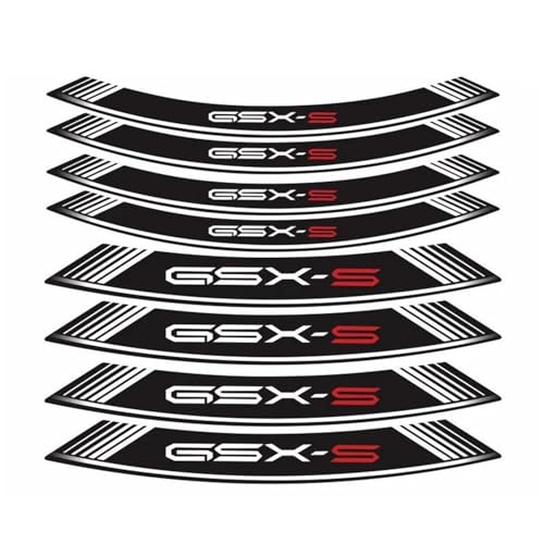 Autocollant de jante Suzuki GSXS pour look dynamique lors de vos sorties moto du week-end