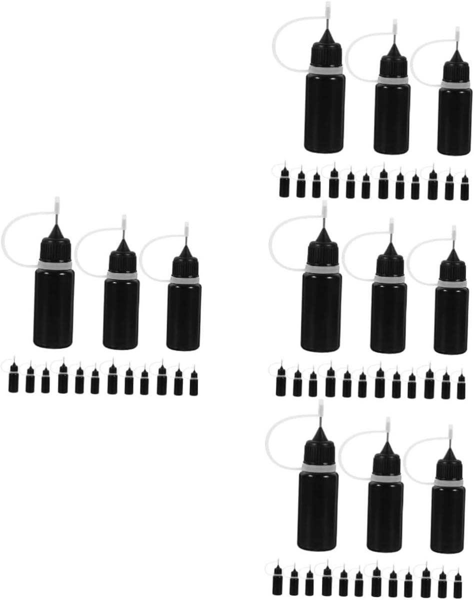 120pcs Glue Bottles Fine Tip Applicator for Crafts Projects and Painting Includes for Versatile Use for Oil Glitter