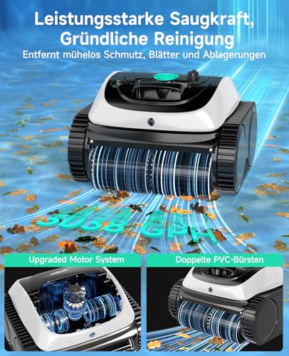 Poolroboter Wybot C1 für Wand- und Bodenreinigung mit Akku und 150 Minuten Laufzeit