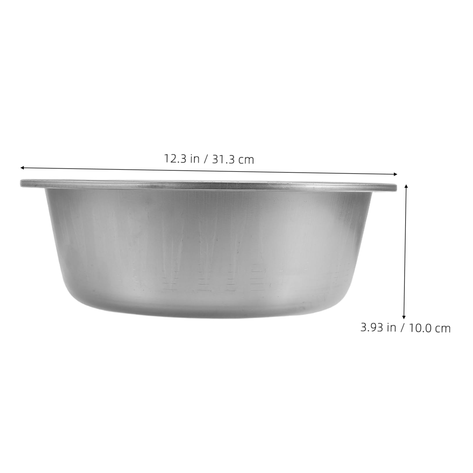 UKCOCO Runde Gemüsereinigungsschüssel Aus Verdicktem Aluminium Große Geschirrspülwanne Rühr Und Spülbecken Für Lebensmittel Obstwaschschüssel Für Küche Großes