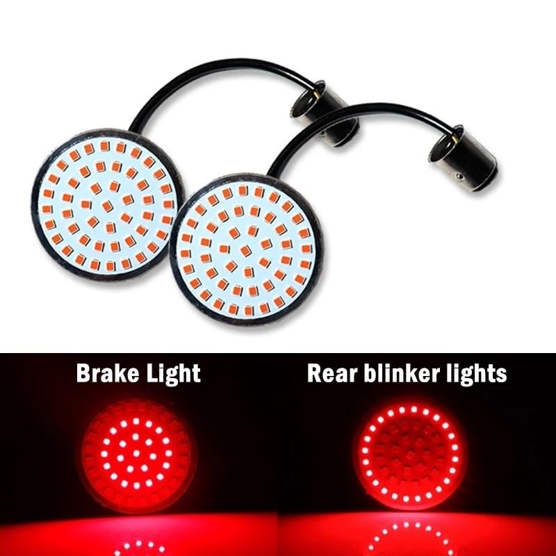Bombillas de luces de circulación traseras rojas para viajes largos Touring 4