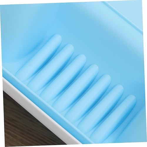 Miniatura 3 de Mipcase Caja de arena para gatos, inodoro portátil, mini cajones, bandeja de servicio extra grande para gatos, inodoro de alta cara con pala