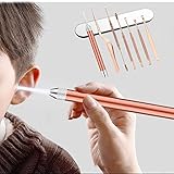 IEnkidu Durable Portable With LED Light Ear Pick Spoon Set Ear Cleaner Tool Eyeliner Brushes