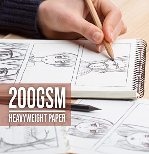 ARTZODIAC 200GSM A4 Sketch Book, A4 Sketch Pad, Drawing Pad for Kids Art Book, Sketchbook, Drawing Paper, Drawing Book - Image 4
