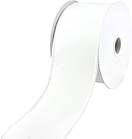 Vista 9 de Homeford Christmas Royal Velvet - Cinta con alambre sólido, 2-1/2 pulgadas, 10 yardas, verde esmeralda