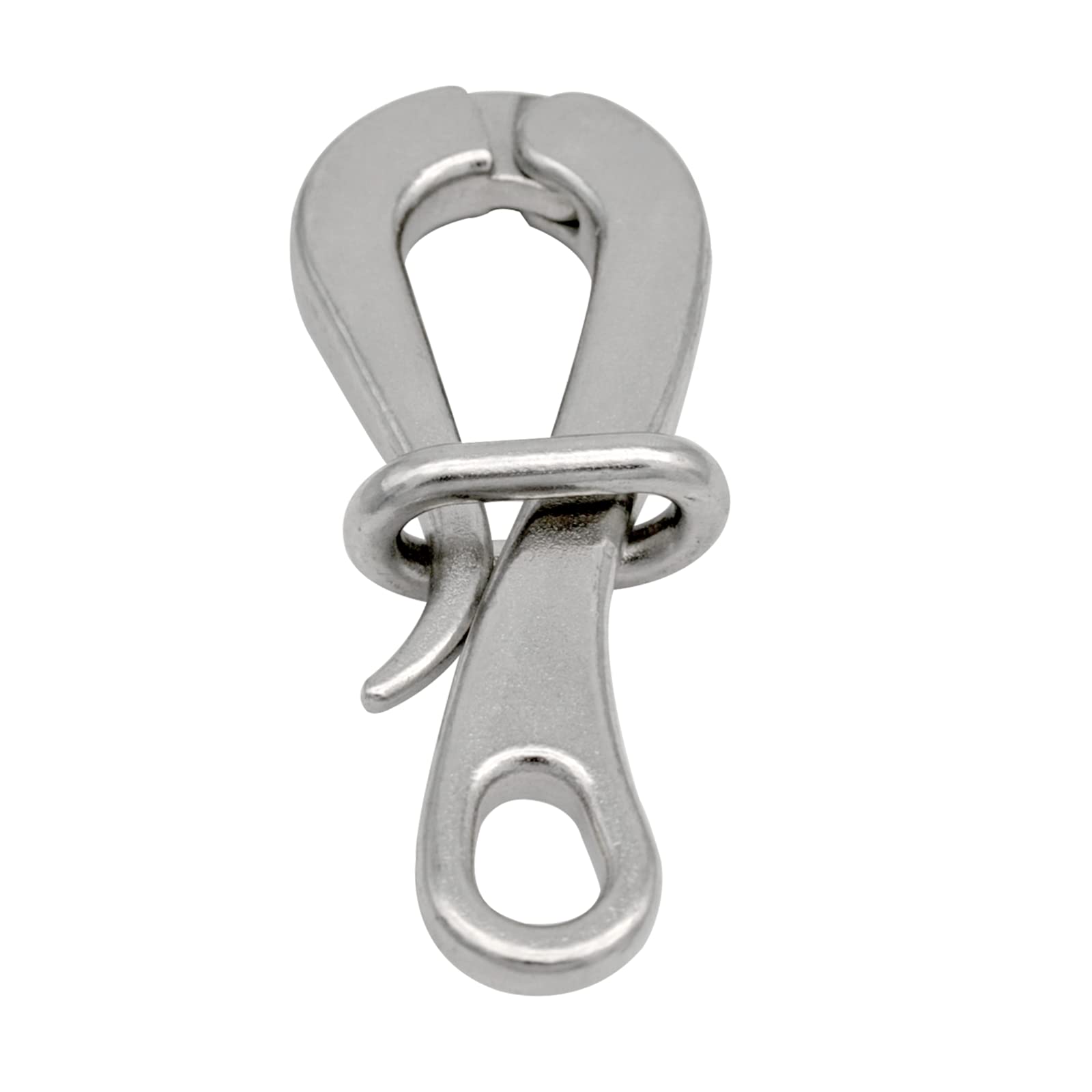 ISURE MARINE 100mm Pelican Hooks & Eye with Quick Release Link Stainless Steel 316 Marine Boat