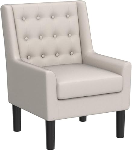 Miniatura 4 de Rosevera Maci - Sillas decorativas, sillón moderno de mediados de siglo para sala de estar, asiento cómodo para dormitorio, apartamento, fácil