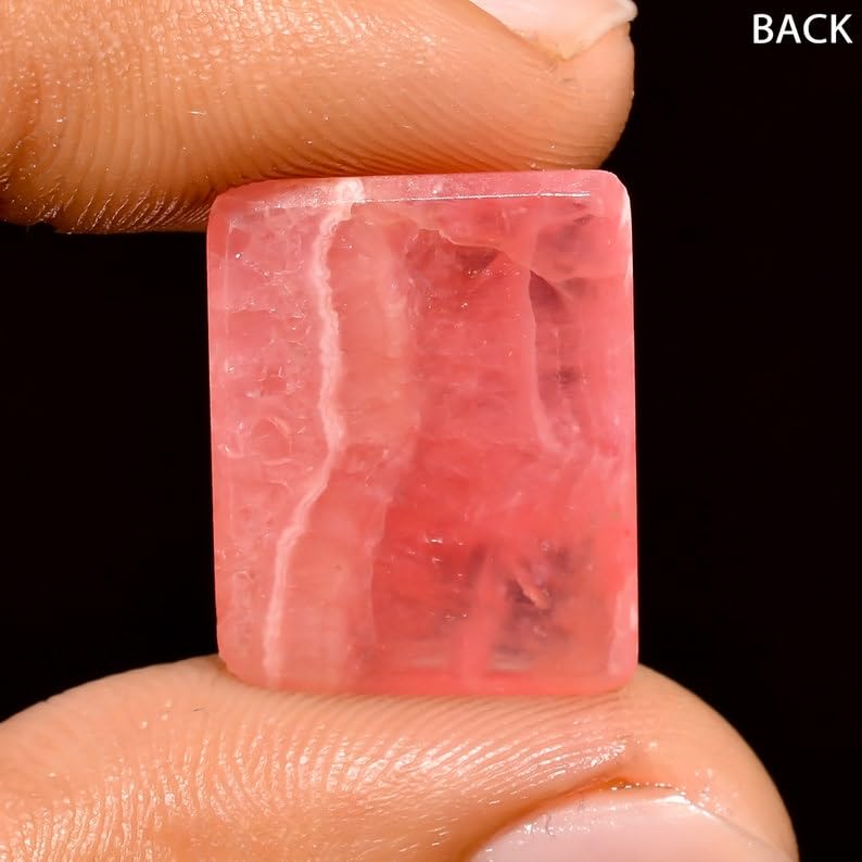 Cabochon rhodochrosite rectangulaire 20x15mm pour création de bijoux - 3