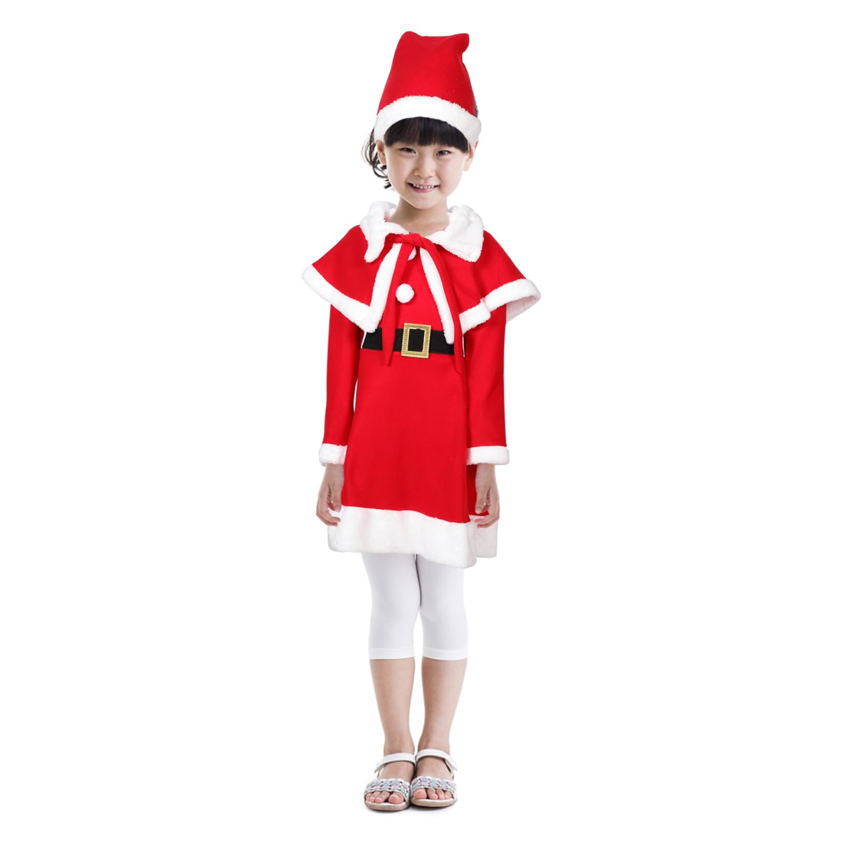 PRETYZOOM 1 Set Vestito Idee Costume Di Natale Costume Di Natale Per Bambini Costume Da Babbo Natale Per Le Ragazze Costume Di Babbo Natale Costume Di Natale Outfit Abbigliamento Costume Di
