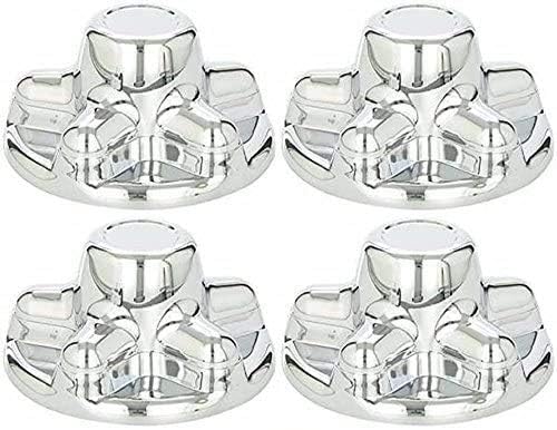 Set of 4 - PHOENIX QT545CHS (x4), ABS CHROME PLATED WHEEL COVER, HUB CAP FITS TRAILER Wheels with 5 LUG NUTS on 4.5 INCH BOLT PATTERN